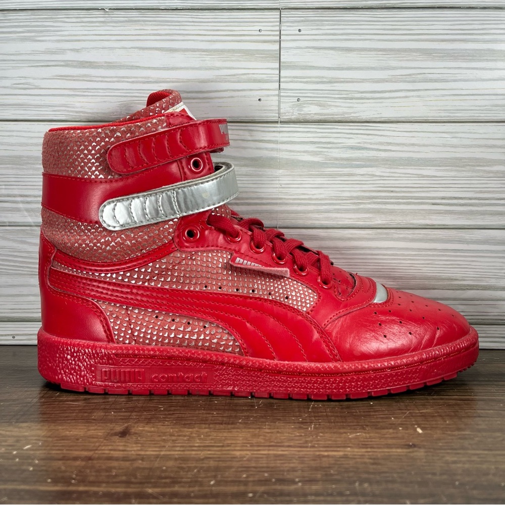 Puma Sky II High Women’s Red Shoes‎ - Women’s Size 8.5